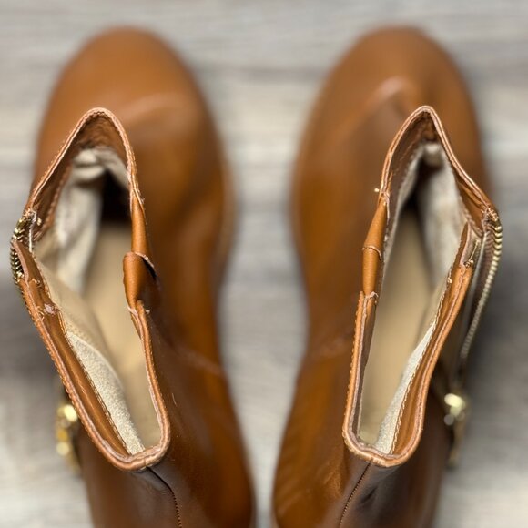 Brown Michael Kors Ankle Boots Size 6.5 - Picture 8 of 8